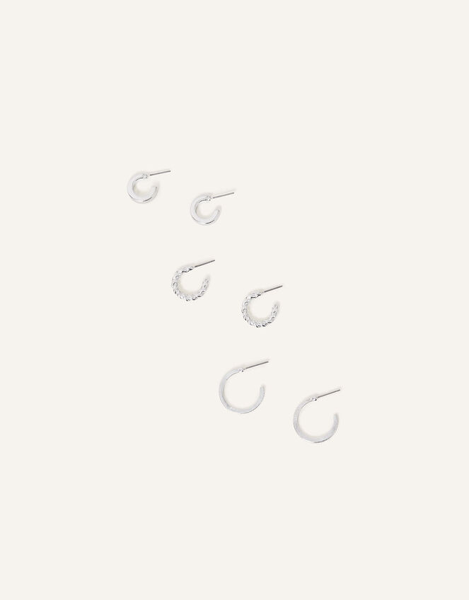 Twisted Hoops Set of Three, , large