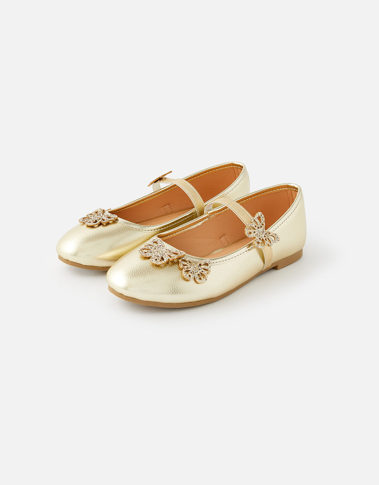 Girls gold ballet on sale shoes