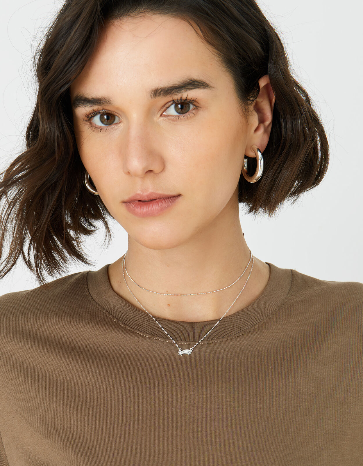 Sterling silver online shooting star necklace