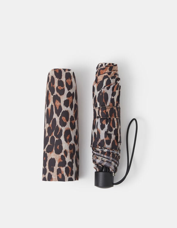 Leopard Print Umbrella, , large
