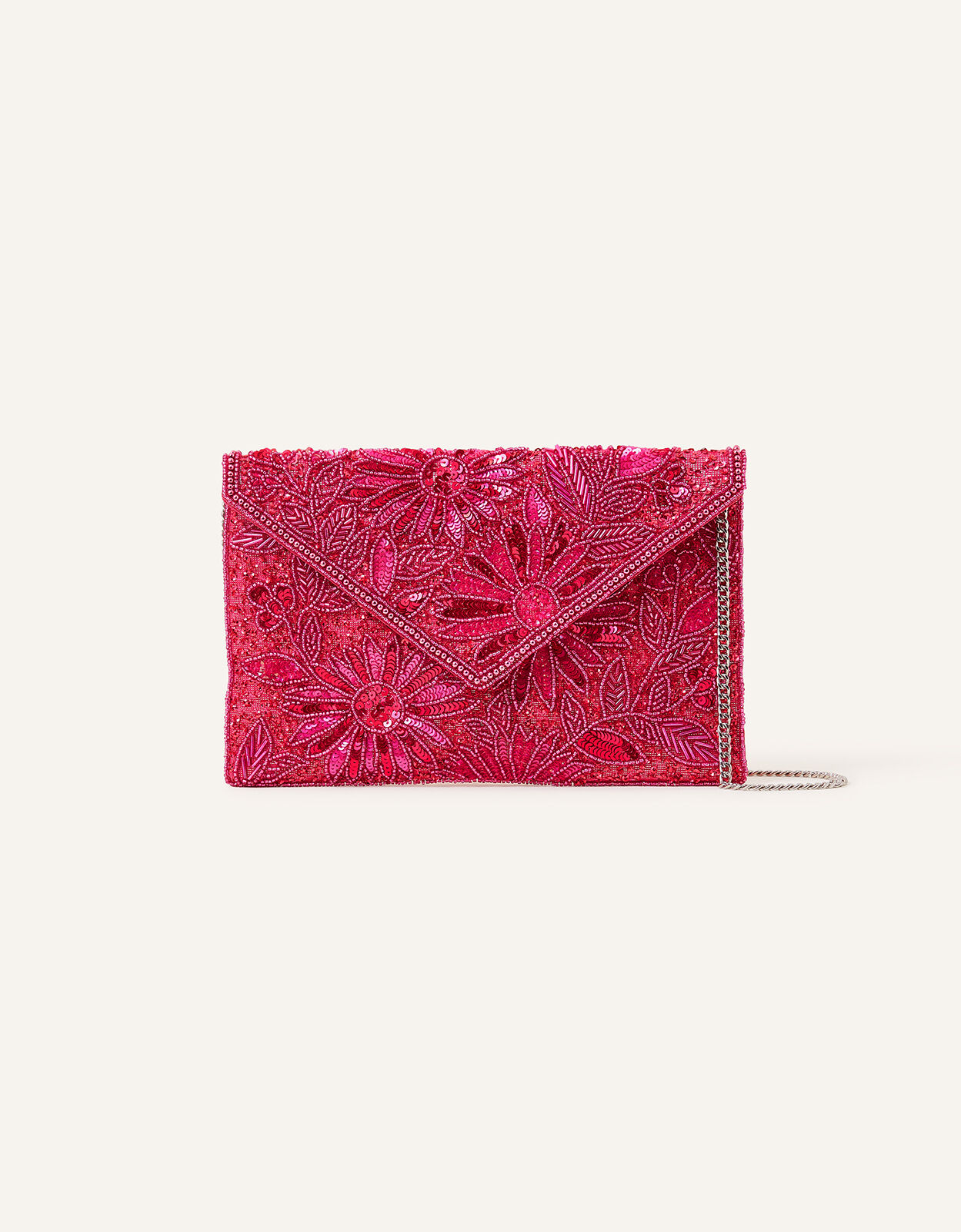 Red clutch bag accessorize on sale