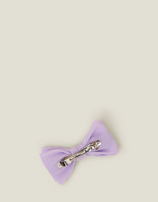 Girls Bow Barrette Clip, , large
