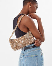 Sequin Shoulder Bag, , large