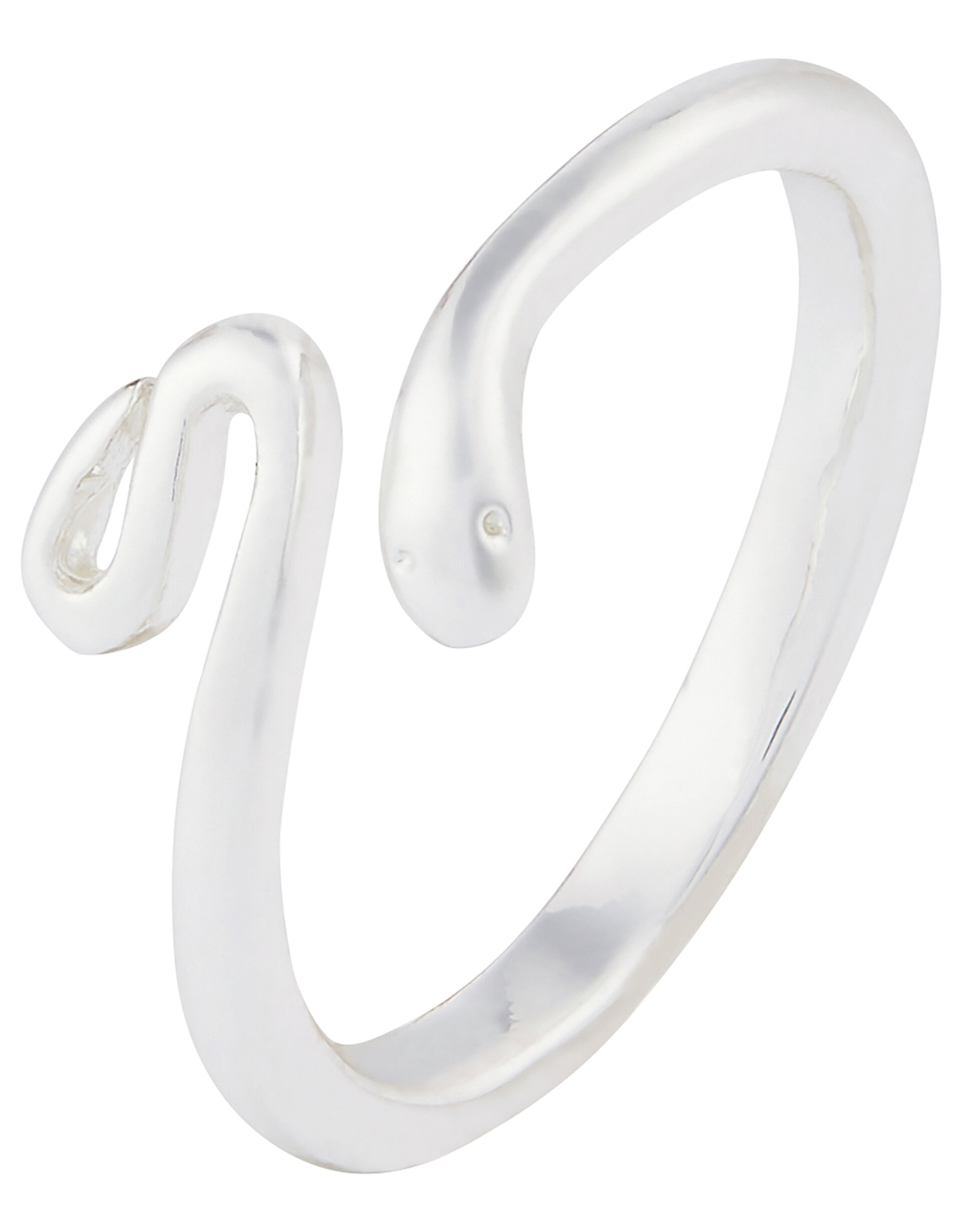 Snake Ring, Silver (SILVER), large