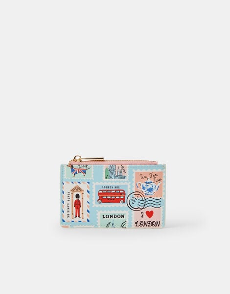 London Stamp Print Card Holder, , large
