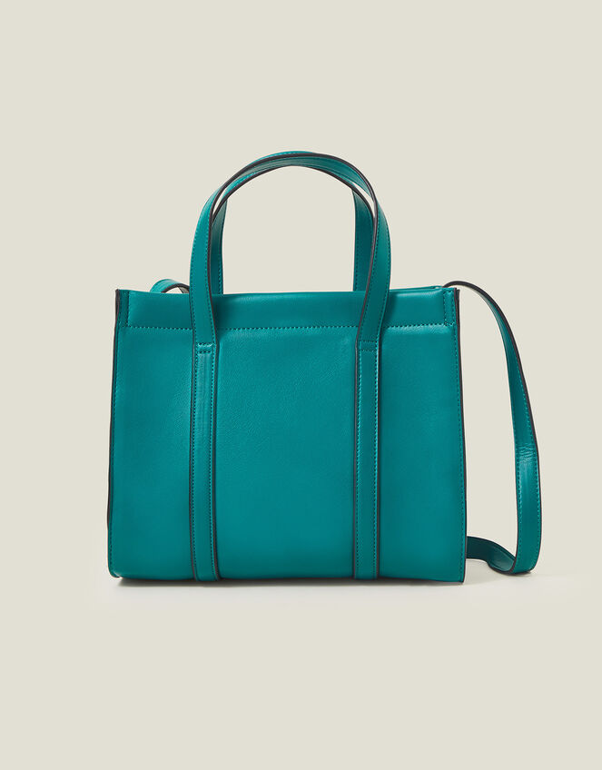 Small Book Tote Bag, Teal (TEAL), large