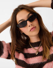 Slim Rectangle Sunglasses, , large