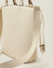 Handheld Bucket Bag, Cream (CREAM), large