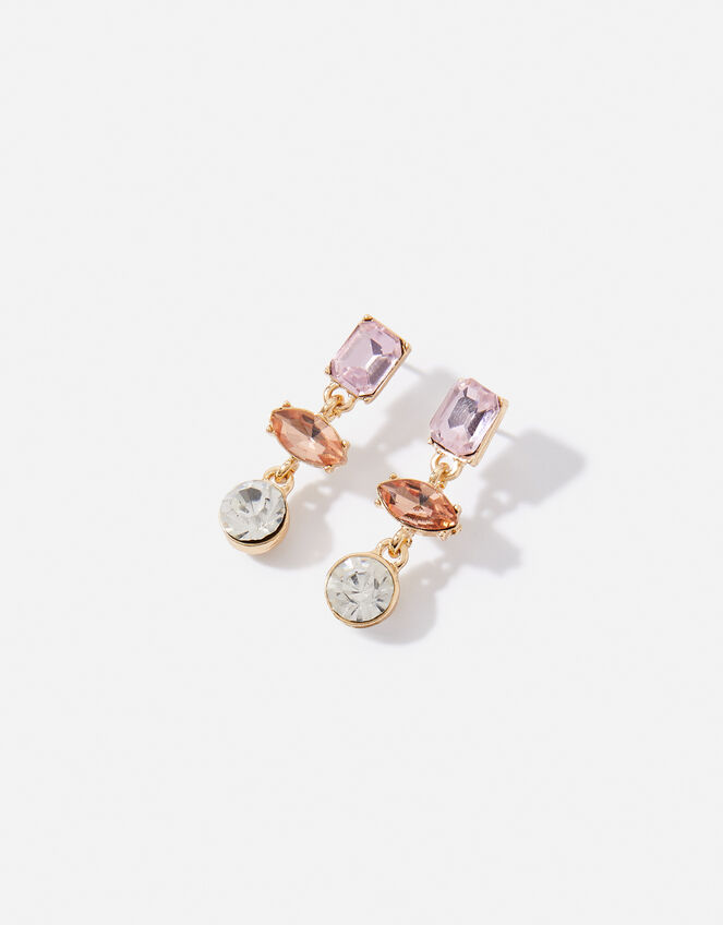 Pastel Pop Mixed Shape Gem Drop Earrings Drops Accessorize UK