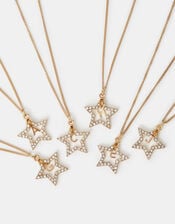 Girls Initial Star Pendant Necklace, Gold (GOLD), large