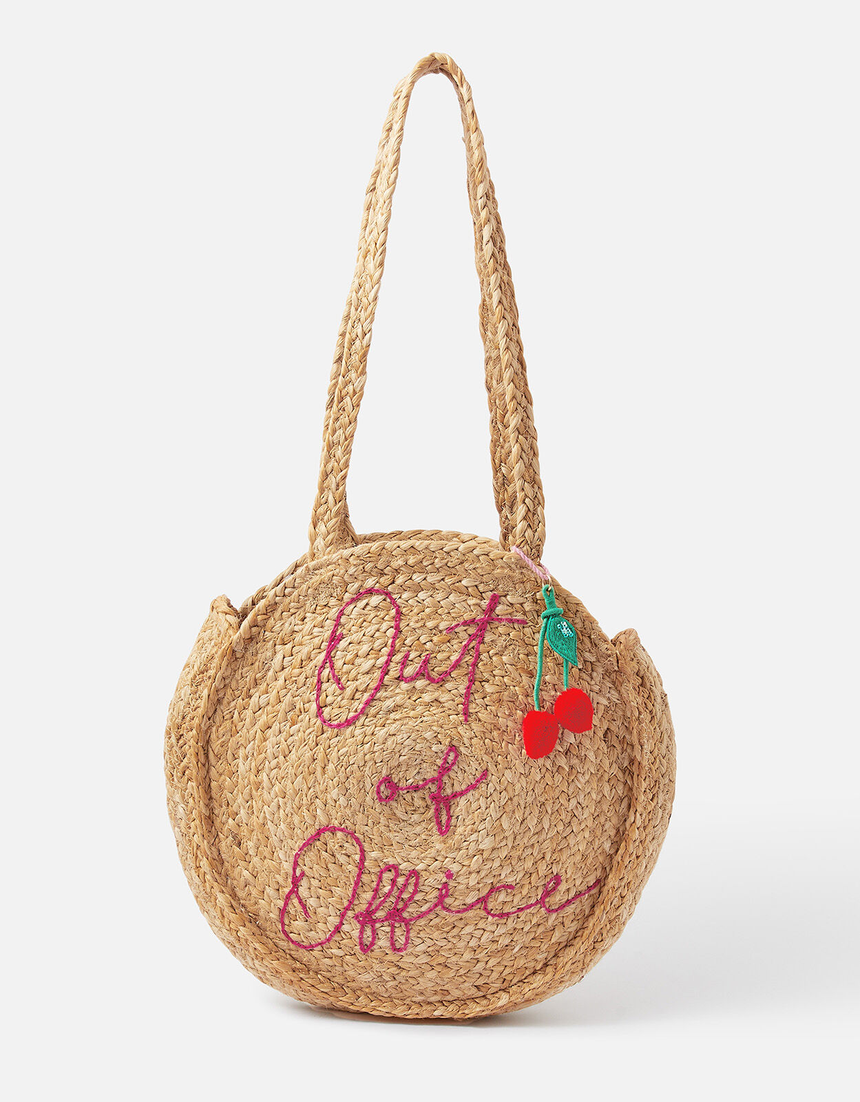 Out of office straw bag online