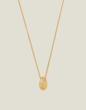 14ct Gold-Plated Sparkle Teardrop Necklace, , large
