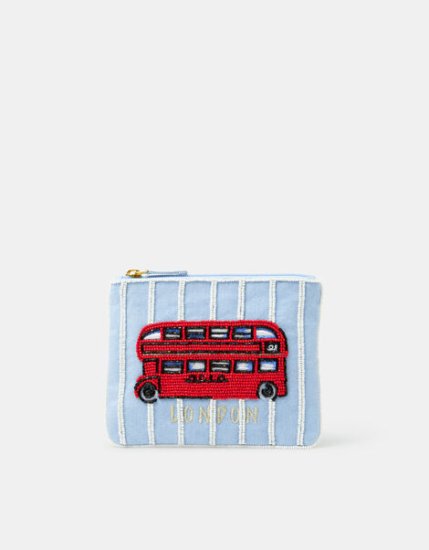 Beaded London Bus Pouch, , large