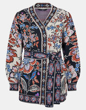 Floral Jacquard Knit Jumper, Multi (MULTI), large