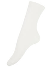 Soft Bamboo Ankle Sock Multipack, White (WHITE), large