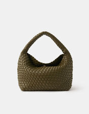 Woven Shoulder Bag, , large
