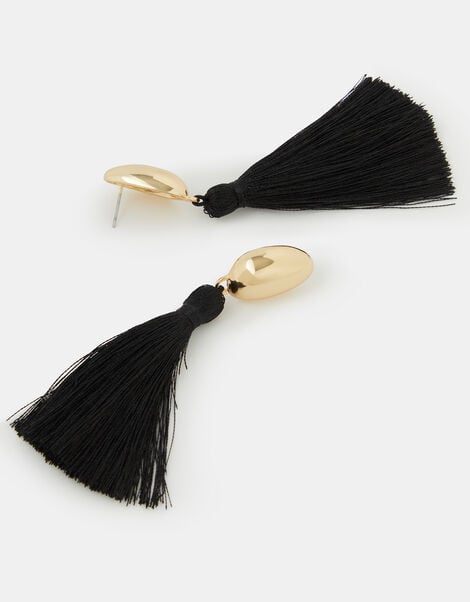 Tassel Drop Earrings, Gold (GOLD), large