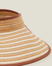 Large Stripe Sun Visor, , large