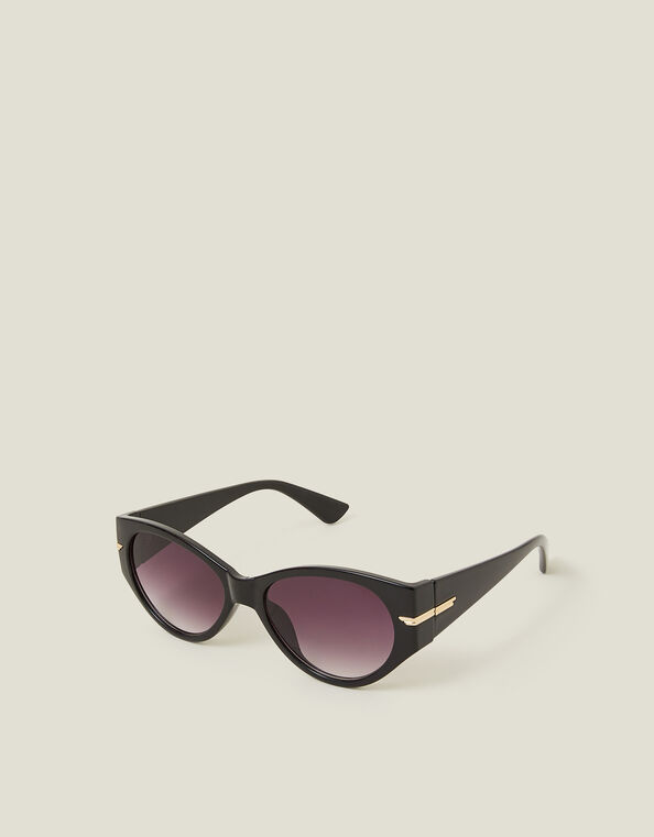 Chunky Oval Wrap Sunglasses, , large