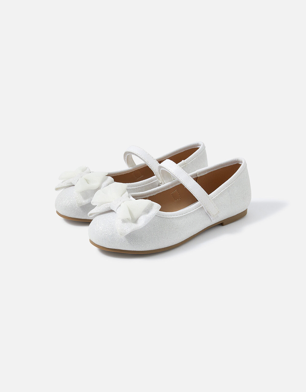 Girls ivory ballet flats on sale