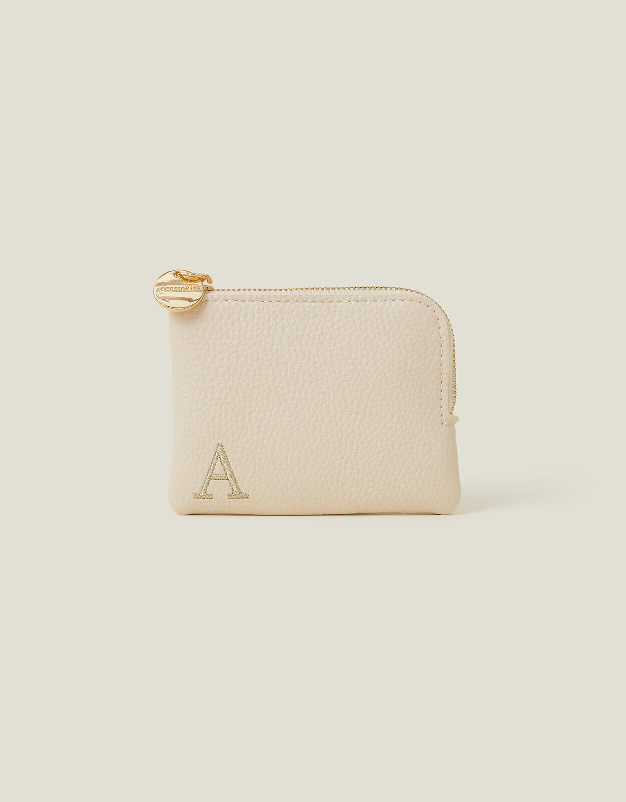Initial Coin Purse Cream Purses Wallets Accessorize UK