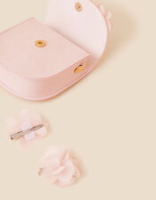 Kids Corsage Bag and Hair Clips Set, , large
