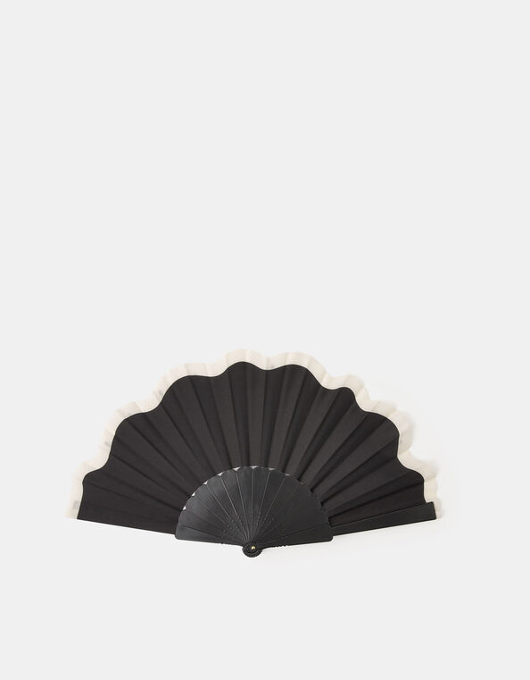 Scallop Foldable Fan, , large
