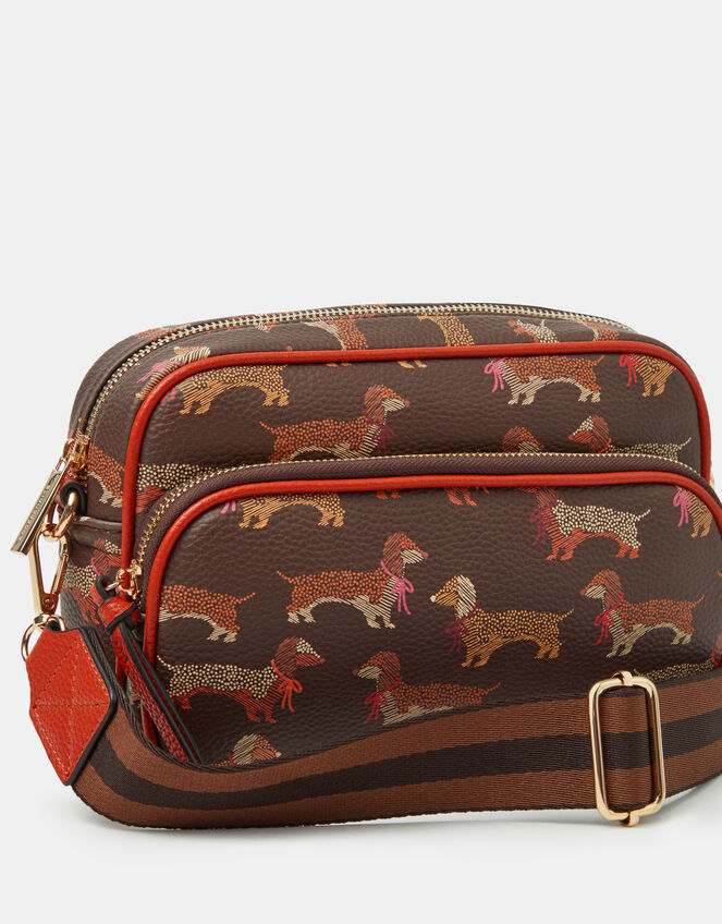 Sausage Dog Crossbody Bag, , large
