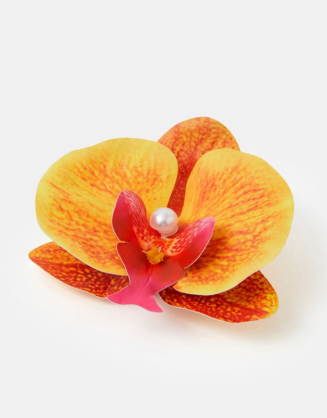 Orchid Flower Claw Clip, , large