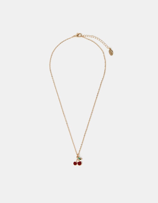 Cherry Pendant Necklace, , large