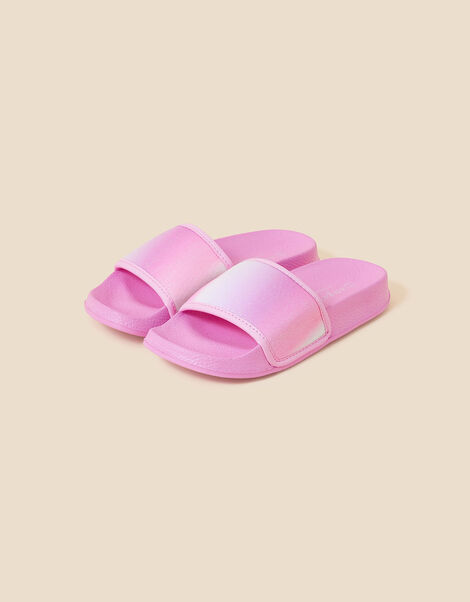 Glitter Ombre Sliders Pink, Pink (PINK), large