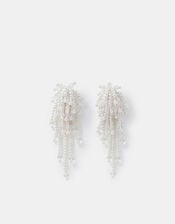 Statement Pearl Bead Drop Earrings, , large