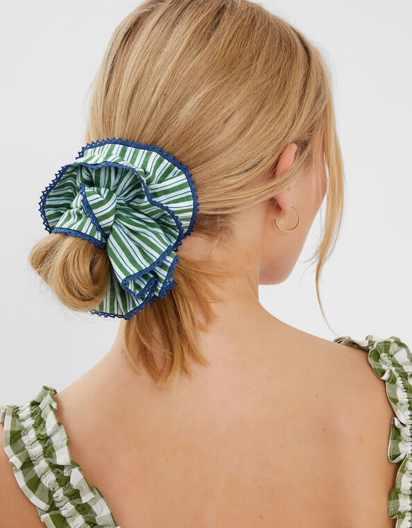 Extra Large Stripe Scrunchie, , large