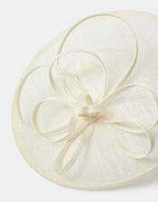 Loop Disc Fascinator, Ivory (IVORY), large