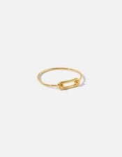 Gold Vermeil Chain Ring, Gold (GOLD), large