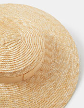 Straw Boater Fascinator, , large