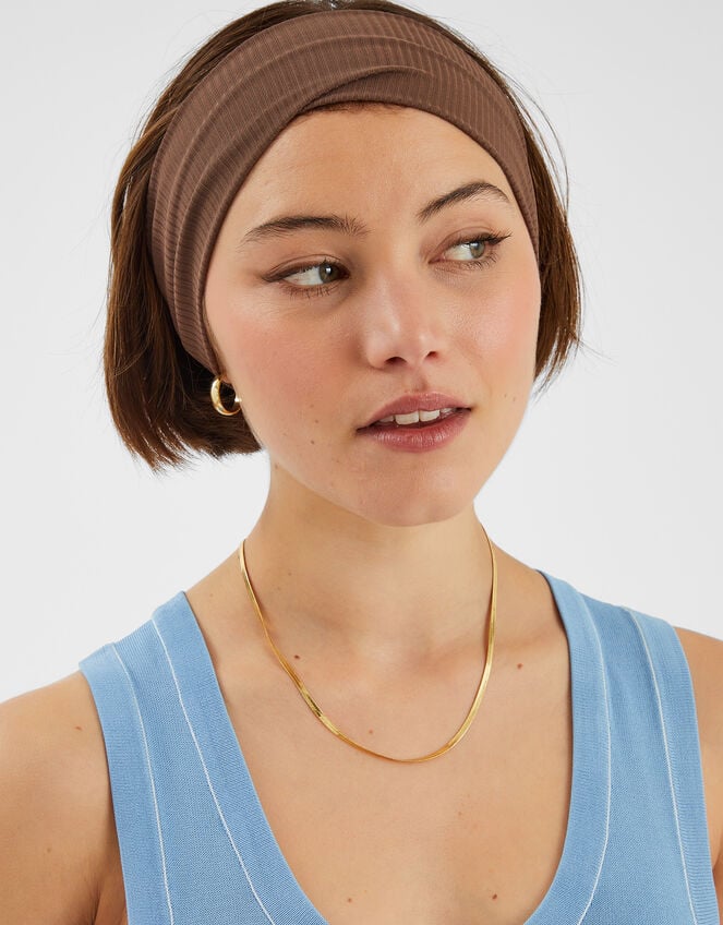 2-Pack Ribbed Bando Headbands, , large