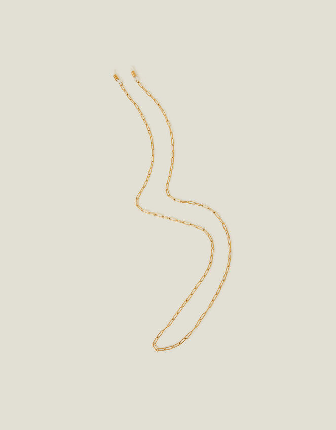 14ct Gold-Plated Stainless Steel Glasses Chain, , large