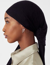 Small Simple Hoop Earrings, Silver (SILVER), large