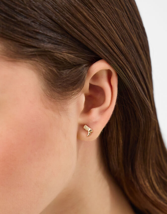 10-Pack Lucky Western Stud Earrings, , large