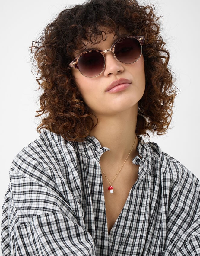 Tort Browline Sunglasses, , large