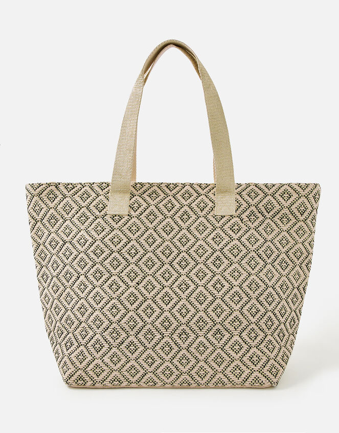 Diamond Weave Tote Bag, , large