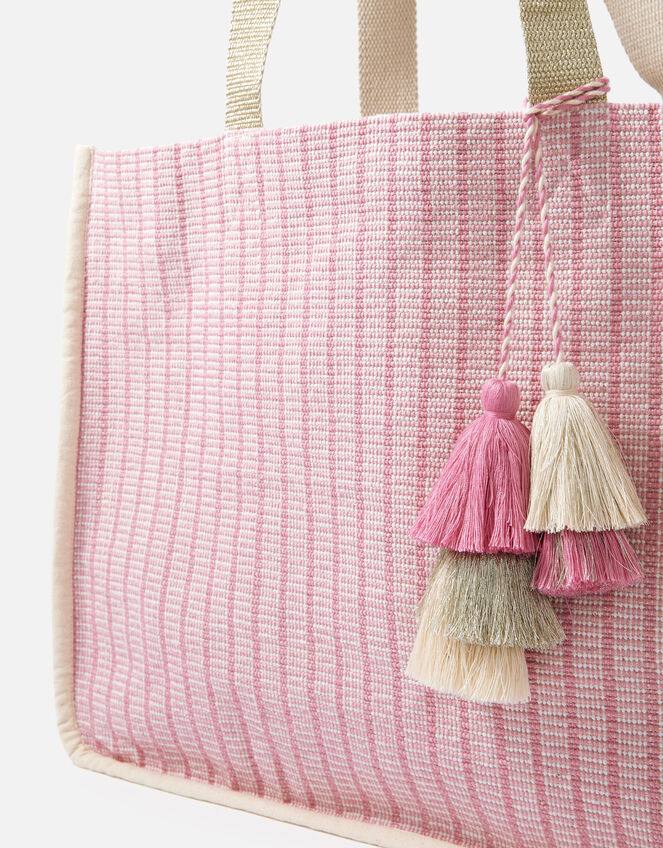 Esme Woven Tote Bag, , large