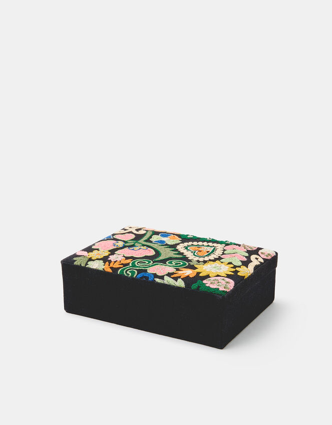 Embroidered Jewellery Box, , large