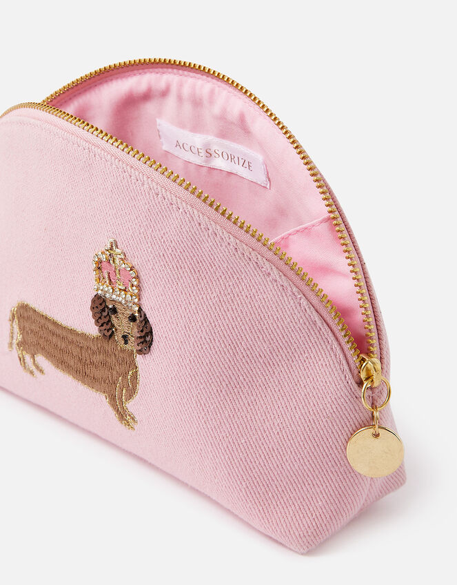 London Sausage Dog Curve Washbag, , large