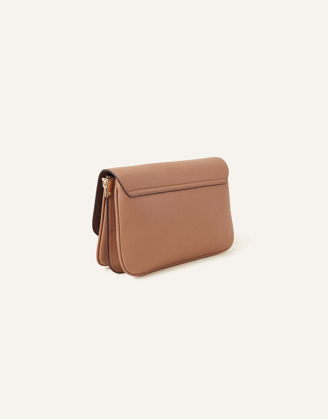Wrap Handle Cross-Body Bag, Mink (MINK), large