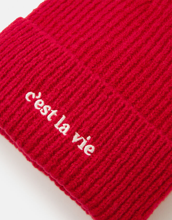 C'est La Vie Beanie Hat, , large