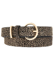 Animal Print Leather Belt, Multi (DARKS-MULTI), large