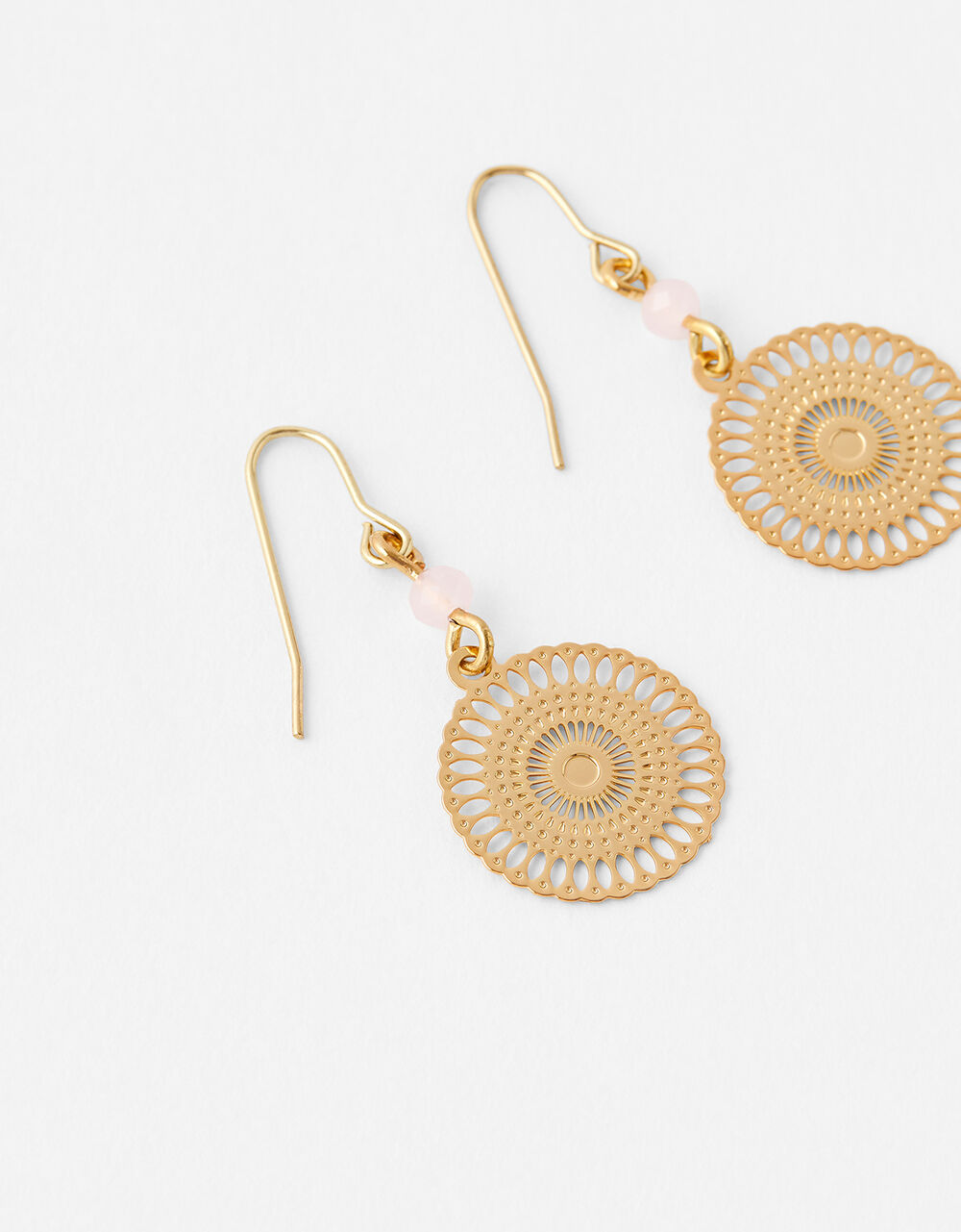 Bead and Filigree Drop Earrings Drops Accessorize UK