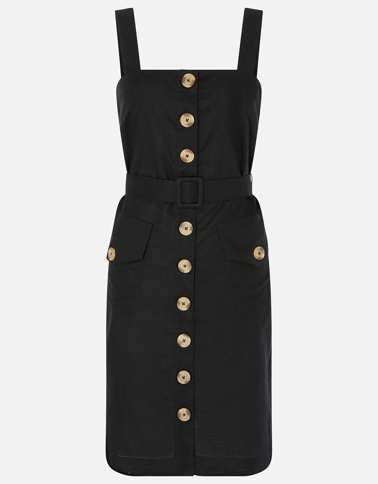 Midi dress with buttons down the front new arrivals